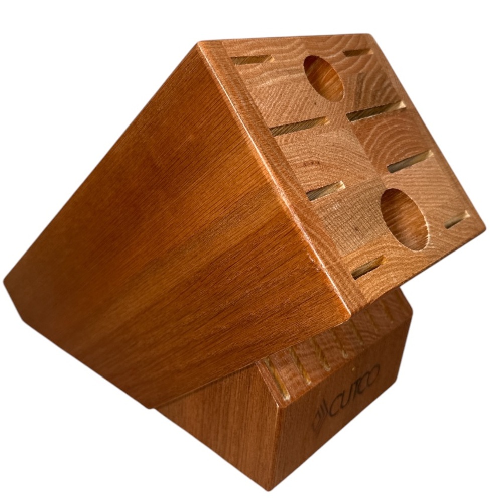 Cutco Knife Block Knives Holder Kitchen Wood Storage CUTCO Cutlery - Picture 6 of 7
